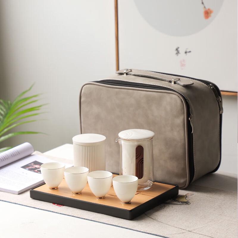 Dàyùnyáo YX089 Chinese White Jade Portable Tea Set
Dàyùnyáo YX089 Chinese White Jade Portable Tea Set