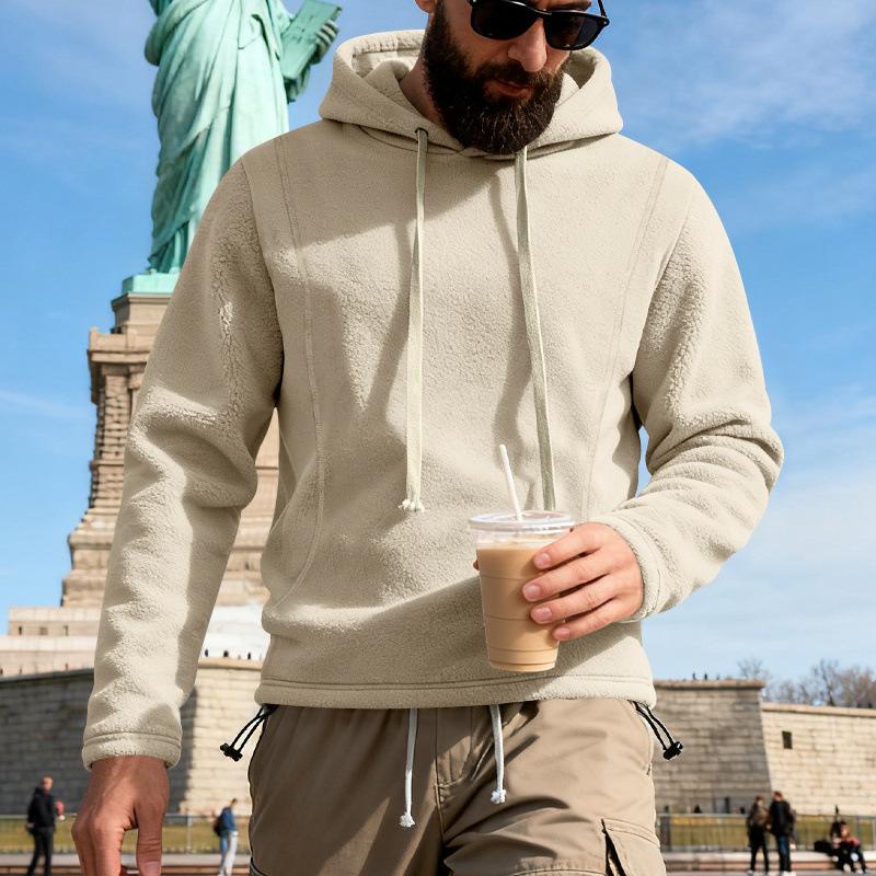 Men s Winter Warm Fleece Hoodie Casual Contrast Drawstring Pullover Hooded Sweatshirt with Kangaroo Pocket S бежевий
Men s Winter Warm Fleece Hoodie Casual Contrast Drawstring Pullover Hooded Sweatshirt with Kangaroo Pocket S бежевий