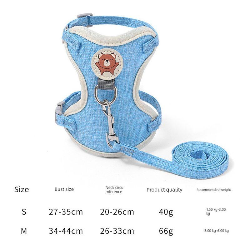 Кошачья веревка-поводок, защита от побега, для прогулок, привязь для кошки, поводок с маленькой пчелкой, I-образный, регулируемый, нагрудный и спинной, товары для питомцев S Bear Head-Blue
Кошачья веревка-поводок, защита от побега, для прогулок, привязь для кошки, поводок с маленькой пчелкой, I-образный, регулируемый, нагрудный и спинной, товары для питомцев S Bear Head-Blue