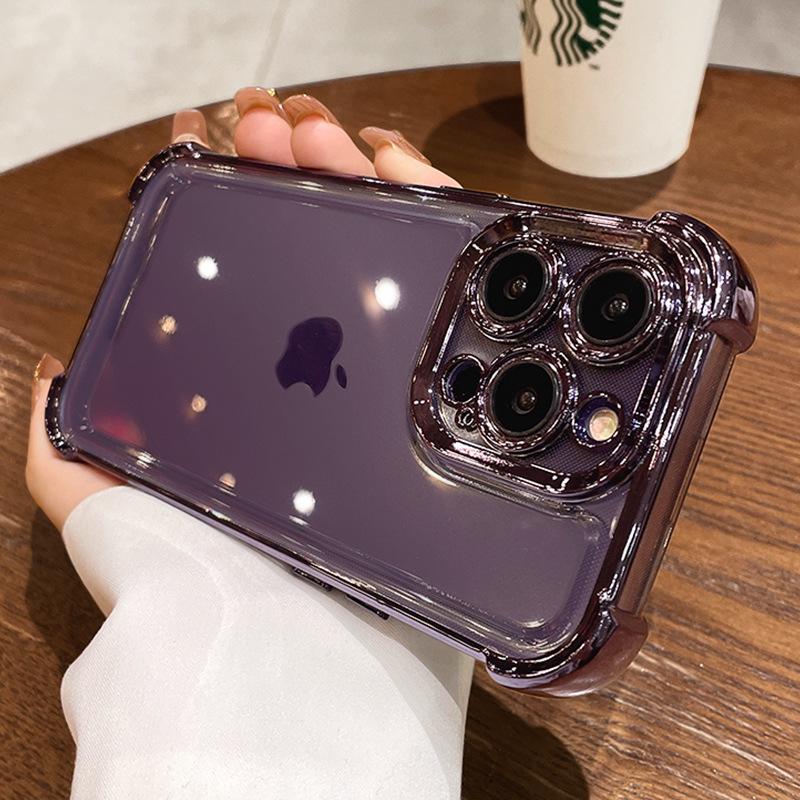 Electroplated iPhone 17 Case with Built-in Lens Protector and Four-Corner Drop Protection iPhone 15
Electroplated iPhone 17 Case with Built-in Lens Protector and Four-Corner Drop Protection iPhone 15