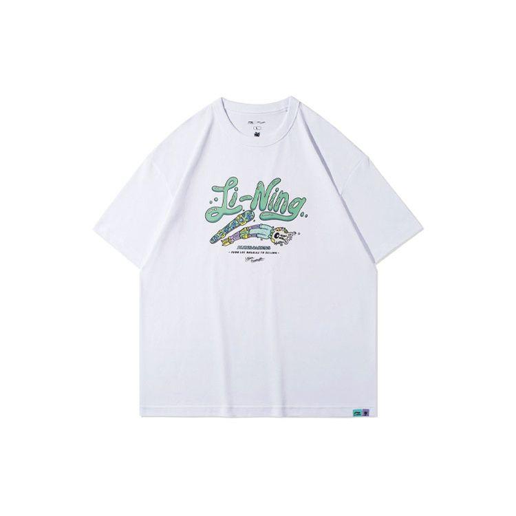 Li Ning Skateboard Series X Steven Harrington Collaboration Cartoon Letter Print Loose Short Sleeve T-Shirt Unisex Tops White AHSR935-2 XXL
Li Ning Skateboard Series X Steven Harrington Collaboration Cartoon Letter Print Loose Short Sleeve T-Shirt Unisex Tops White AHSR935-2 XXL