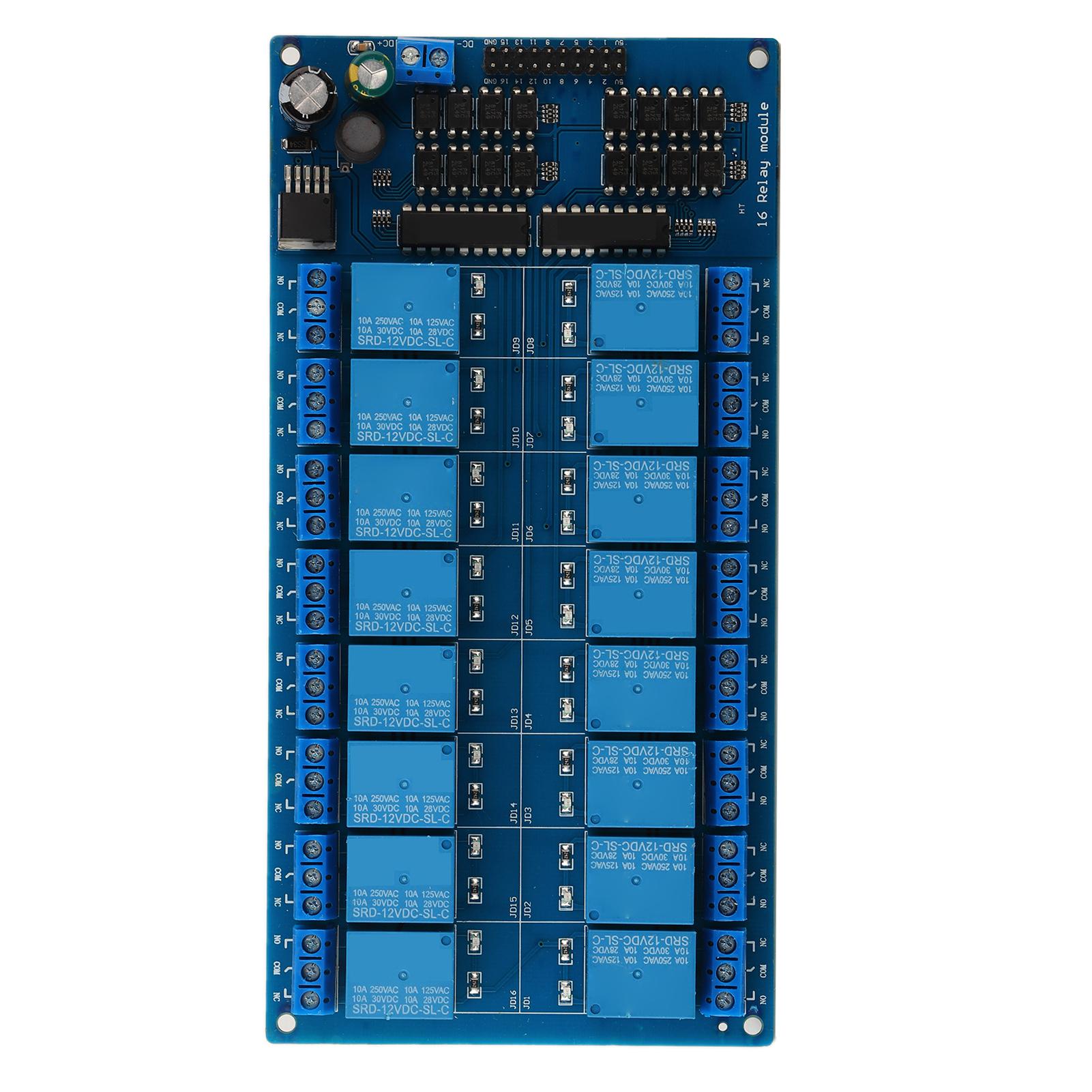 16 Channel Relay Module Electromagnetic Board for ARMAVR PIC PLC Low Level Trigger12V
16 Channel Relay Module Electromagnetic Board for ARMAVR PIC PLC Low Level Trigger12V