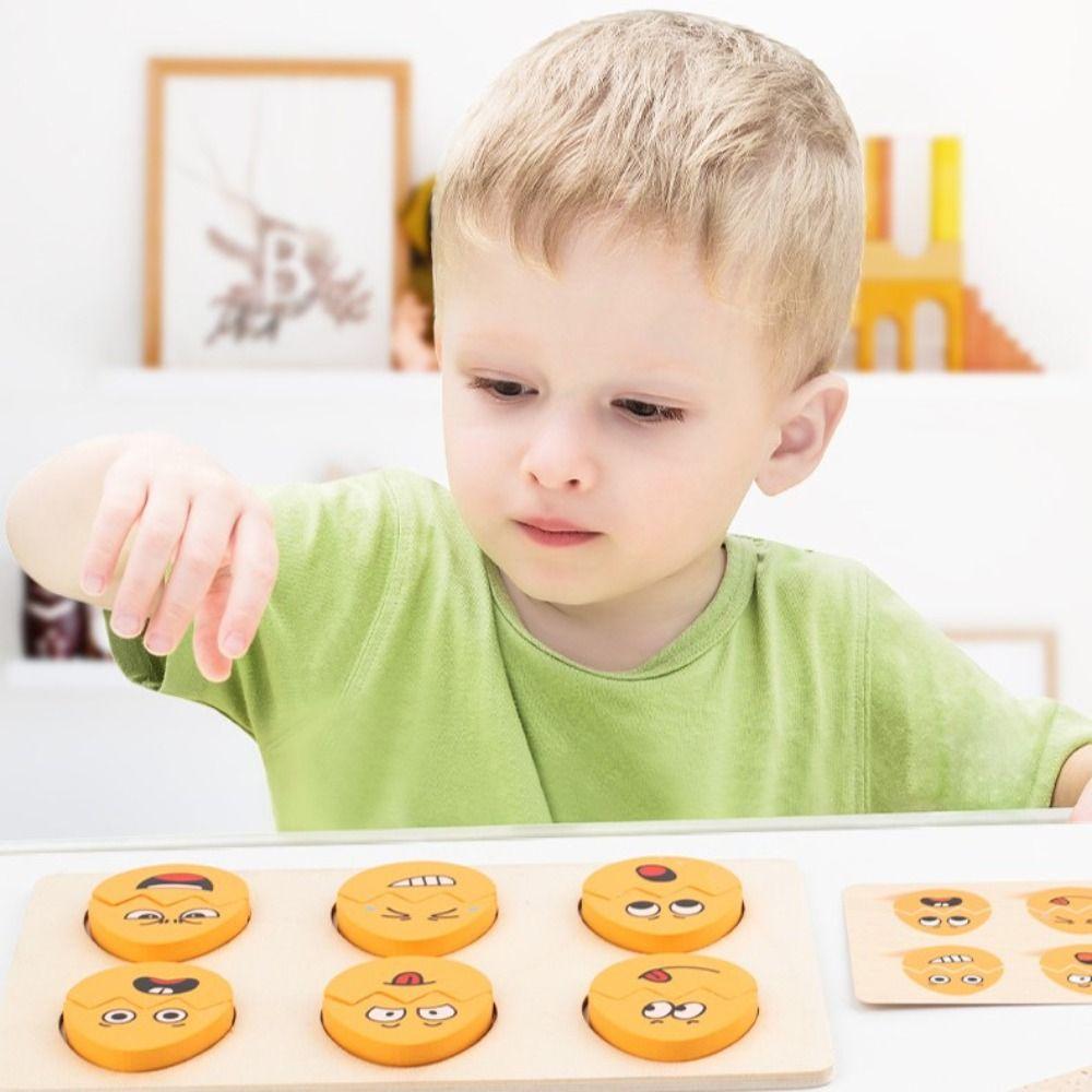 Learning Wooden Emotional Sensory Toys Early Education Sensory Thinking Training Board Preschool egg puzzle
Learning Wooden Emotional Sensory Toys Early Education Sensory Thinking Training Board Preschool egg puzzle