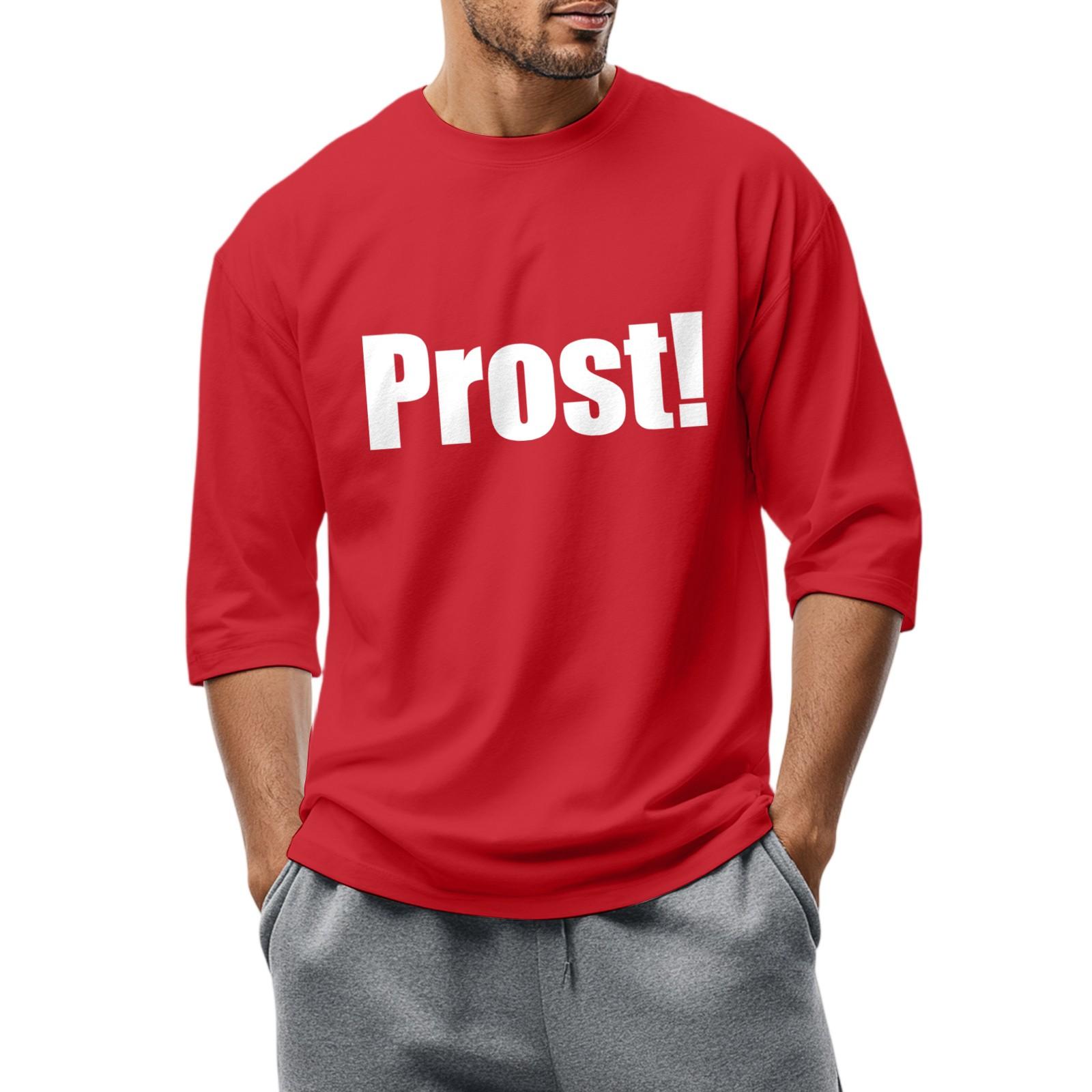 Мужская модная повседневная футболка с круглым вырезом и рукавом три четверти XXXL красный
Мужская модная повседневная футболка с круглым вырезом и рукавом три четверти XXXL красный