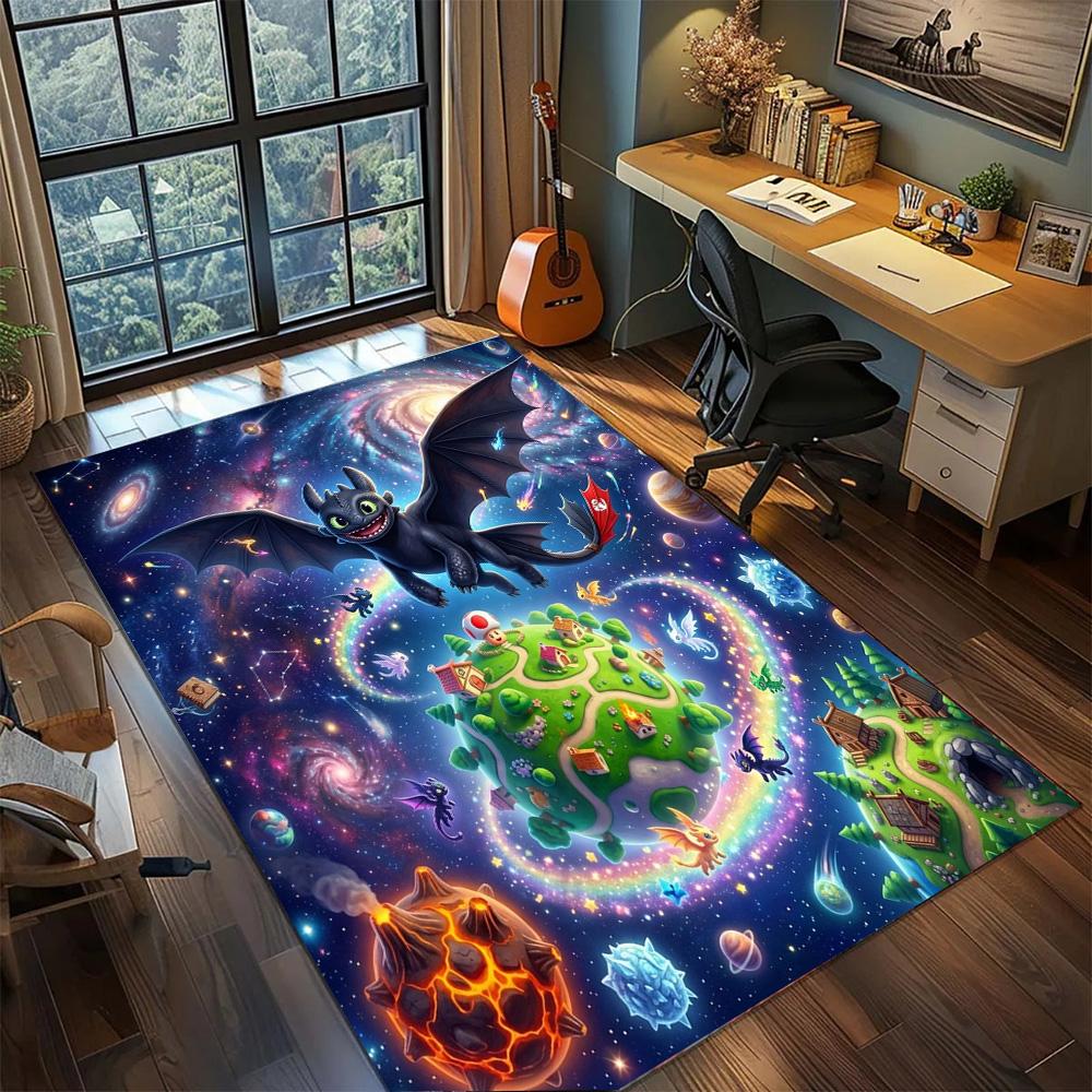 Toothless Night Fury Non Slip Bedroom Decor Large Area Washable Floor Mat Rug Carpet Gamer Room Home.-TING 60x90cm
Toothless Night Fury Non Slip Bedroom Decor Large Area Washable Floor Mat Rug Carpet Gamer Room Home.-TING 60x90cm