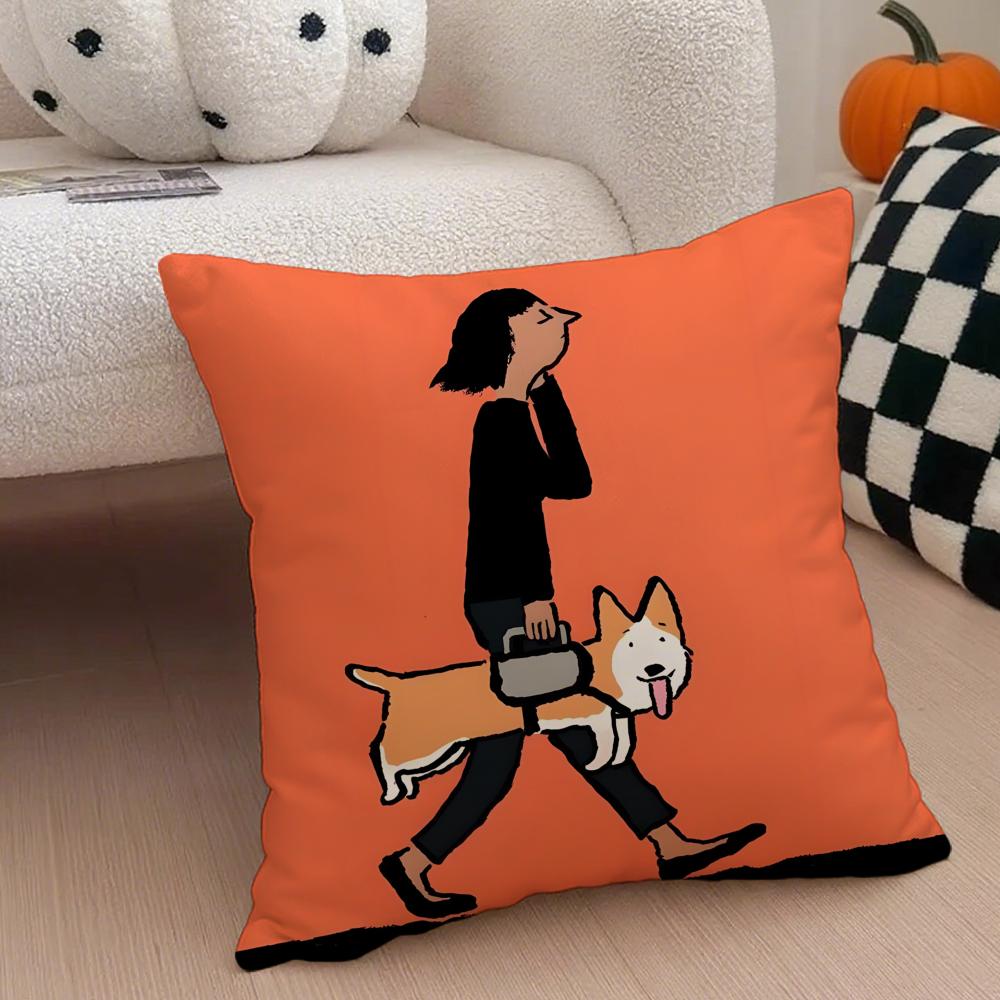 Minimal Witty French Art JJean Jullien Cushion Cover Throw Pillow Cover Hidden Button Durable Polyester Chair Cushion 30X30cm
Minimal Witty French Art JJean Jullien Cushion Cover Throw Pillow Cover Hidden Button Durable Polyester Chair Cushion 30X30cm