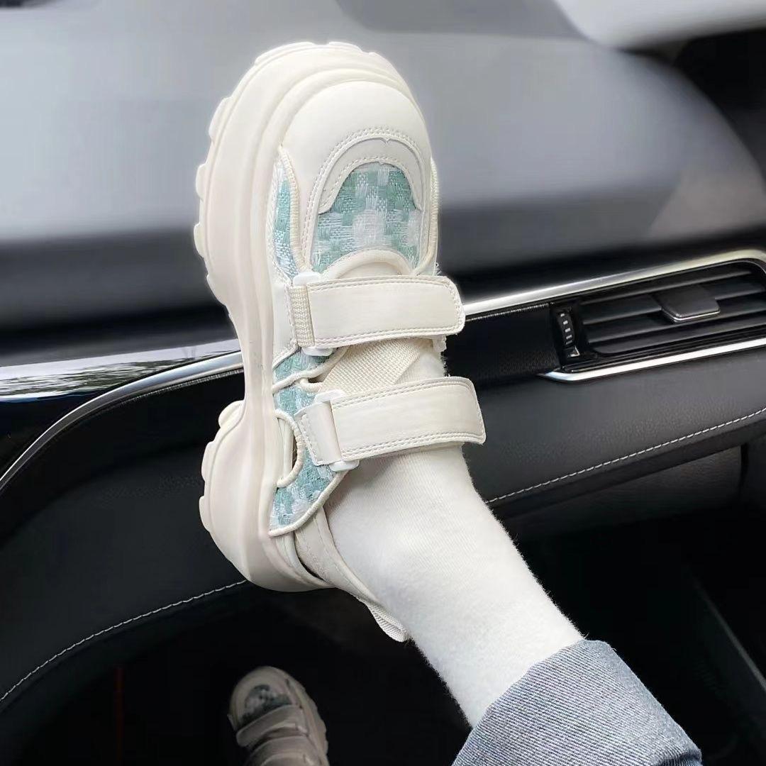 Korean version of platform sports sandals women s 2024 summer new Velcro hollow breathable dad shoes casual Roman shoes 35 светло-зеленый
Korean version of platform sports sandals women s 2024 summer new Velcro hollow breathable dad shoes casual Roman shoes 35 светло-зеленый