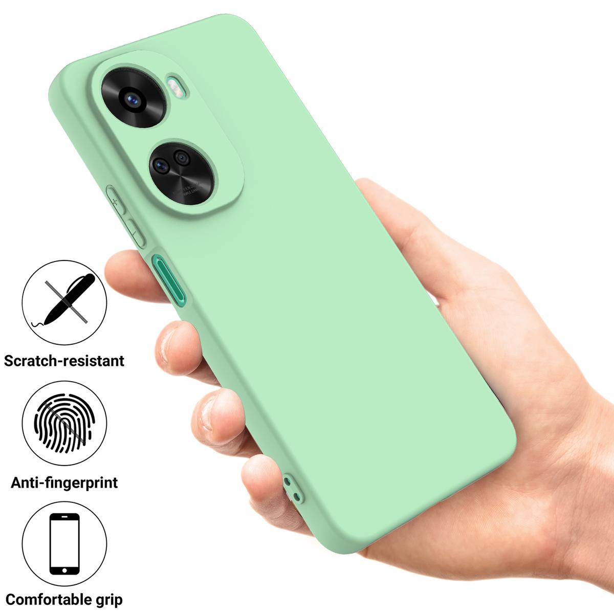 For Huawei nova 12 SE 4G/nova 11 SE Shockproof Case Liquid Silicone Protective Cover with Hand Strap Green
For Huawei nova 12 SE 4G/nova 11 SE Shockproof Case Liquid Silicone Protective Cover with Hand Strap Green