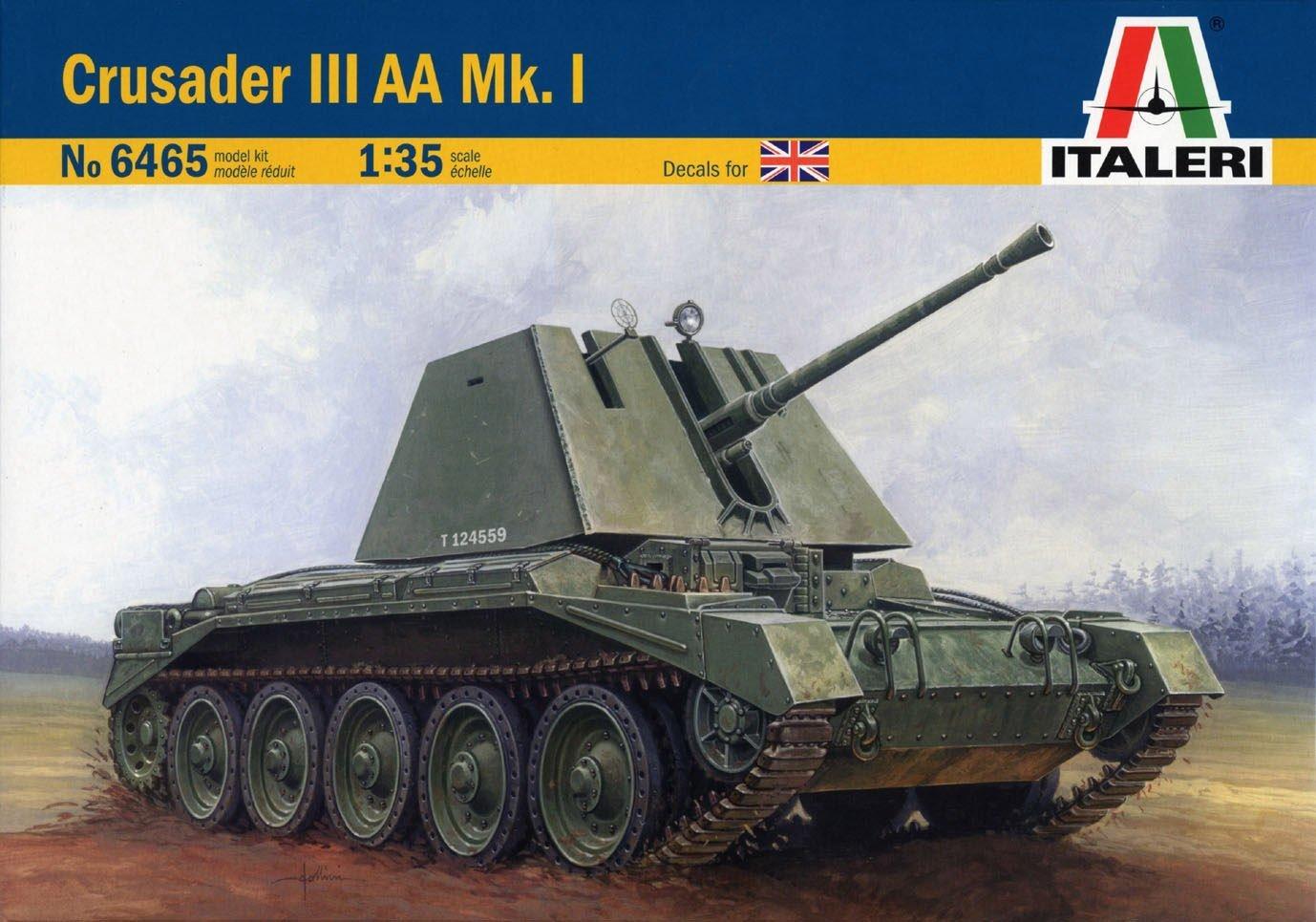 Tamiya Italeri 135 Military Series 6465 135 Crusader III Anti-Aircraft Tank Mk.I 38465 Plastic Model 
Tamiya Italeri 135 Military Series 6465 135 Crusader III Anti-Aircraft Tank Mk.I 38465 Plastic Model