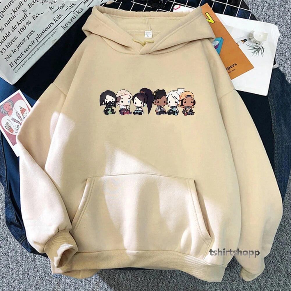 Толстовки Kawaii Sage Phoenix Jett Эстетическая одежда в стиле аниме Женская/мужская толстовка с капюшоном в стиле аниме Valorant Kawaii Top Unisex Sudaderas Unisex Hoodie
Толстовки Kawaii Sage Phoenix Jett Эстетическая одежда в стиле аниме Женская/мужская толстовка с капюшоном в стиле аниме Valorant Kawaii Top Unisex Sudaderas Unisex Hoodie