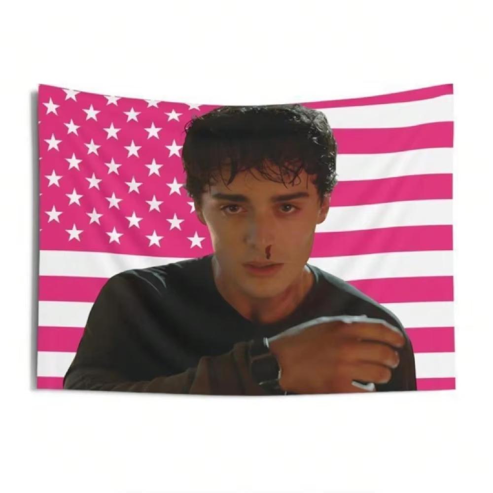 WWill Byers Pink American Flag Tapestry Indoor Wall Hanging for Room Decor Flat Print 74x94cm(29x37in)
WWill Byers Pink American Flag Tapestry Indoor Wall Hanging for Room Decor Flat Print 74x94cm(29x37in)
