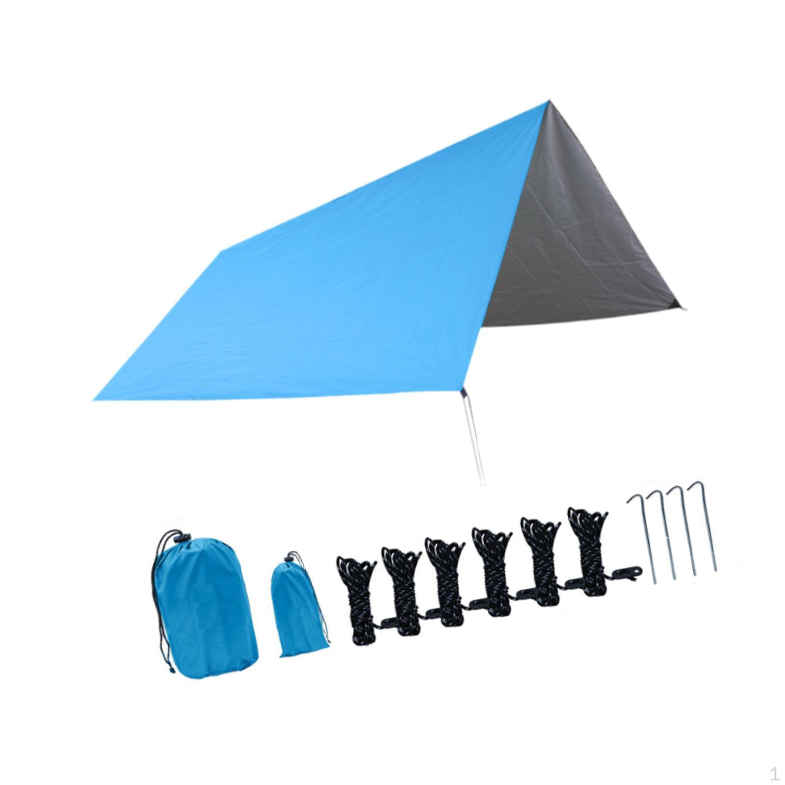 Camping Tarp Canopy Hammock with Storage Bag Easily Set Shelter Tent for Garden синий
Camping Tarp Canopy Hammock with Storage Bag Easily Set Shelter Tent for Garden синий