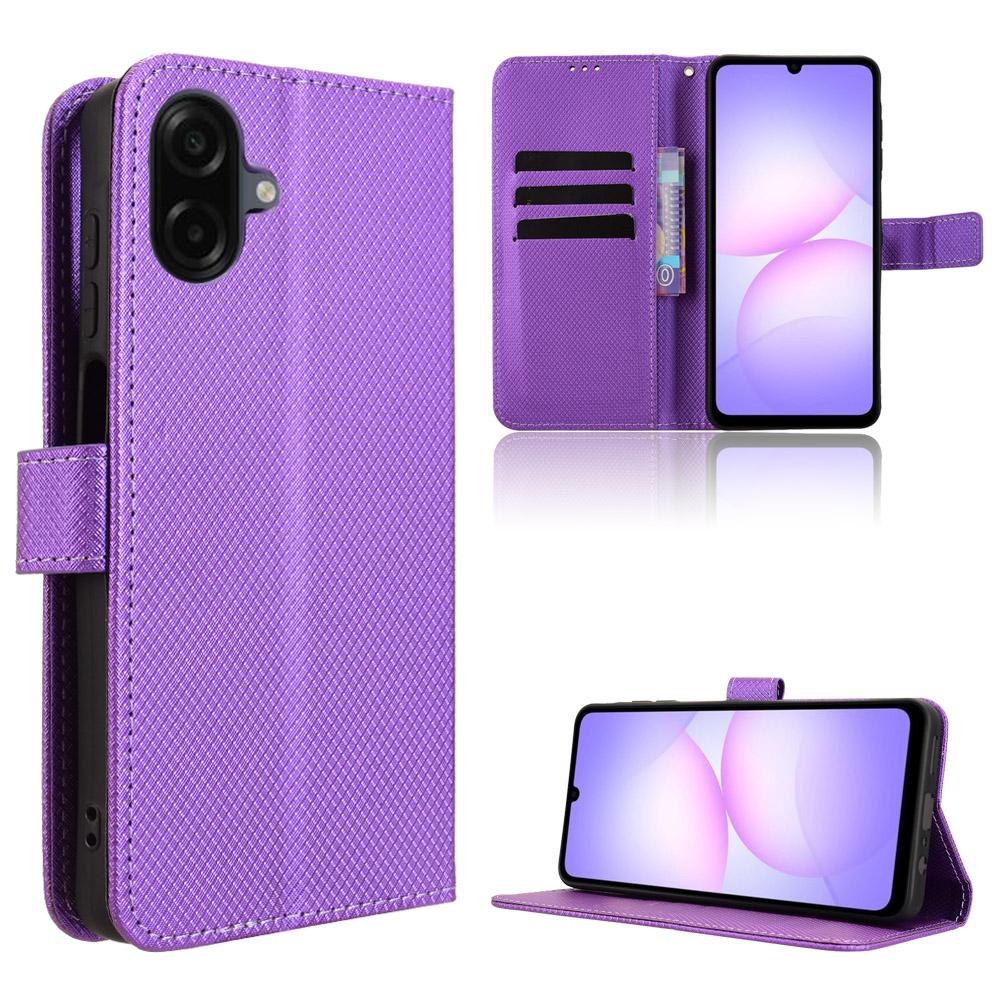 For Samsung Galaxy A07 4G Leather Wallet Case with Strap Diamond Texture Phone Cover Purple
For Samsung Galaxy A07 4G Leather Wallet Case with Strap Diamond Texture Phone Cover Purple