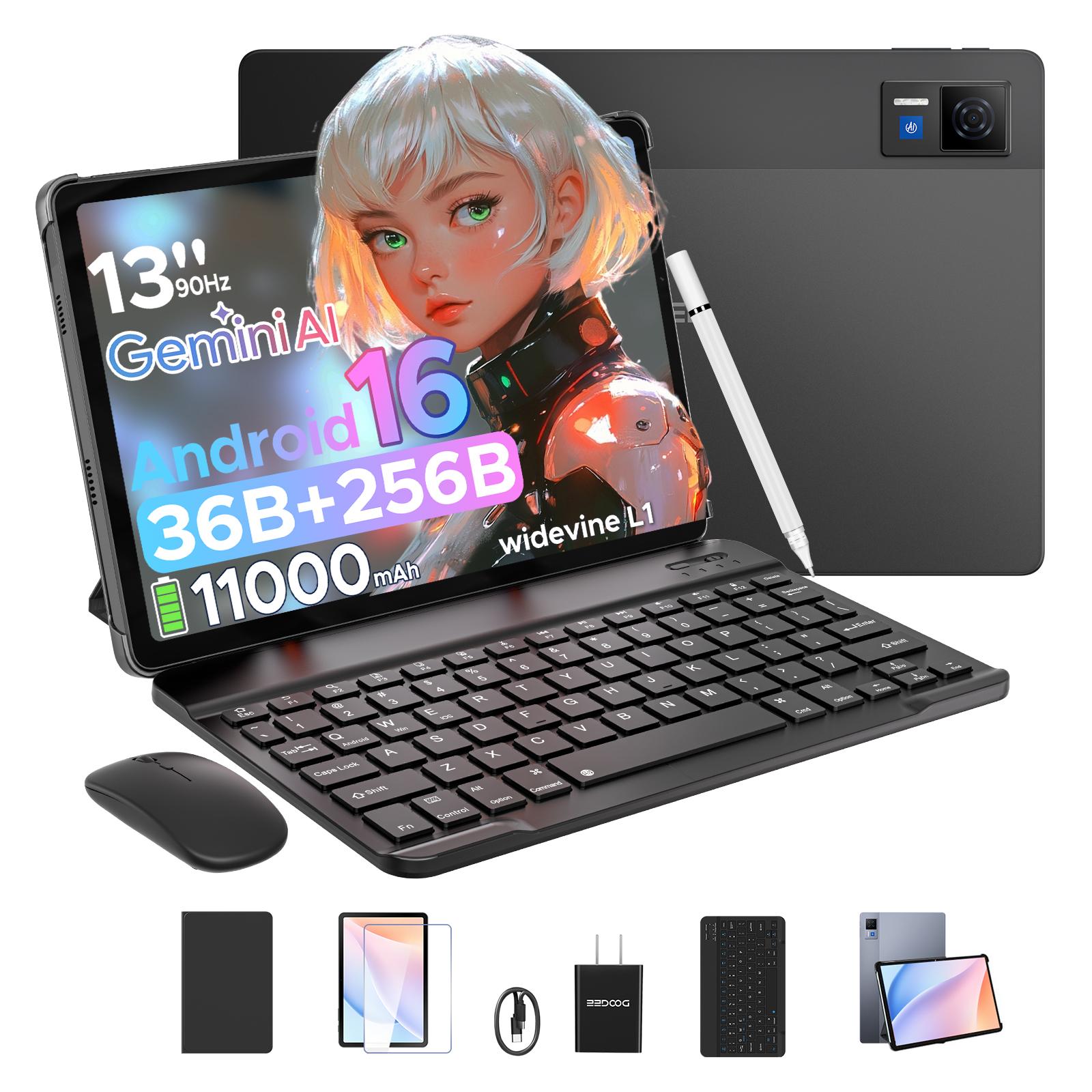 DOOGEE U13 Android 16 Tablet 13 inch Tablets, 32GB RAM+256GB ROM(2TB TF), 11000mAh Tablet with Keyboard Mouse Pen Case чёрный
DOOGEE U13 Android 16 Tablet 13 inch Tablets, 32GB RAM+256GB ROM(2TB TF), 11000mAh Tablet with Keyboard Mouse Pen Case чёрный