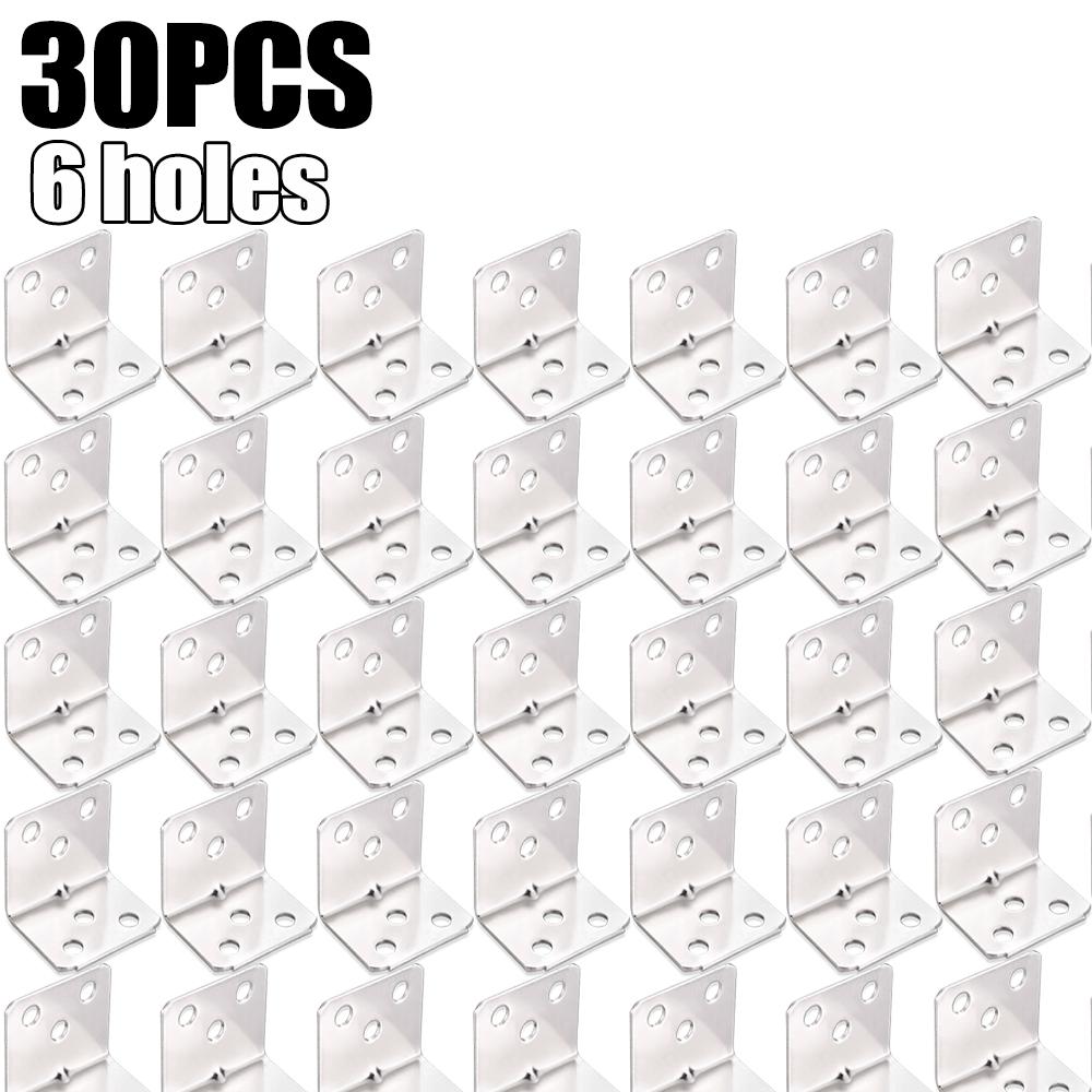 50/10x Угловые кронштейны из нержавеющей стали Универсальные для шкафов, ящиков, окон, деревянной мебели Угловой фиксирующий кронштейн под прямым углом 90 градусов large,30pcs
50/10x Угловые кронштейны из нержавеющей стали Универсальные для шкафов, ящиков, окон, деревянной мебели Угловой фиксирующий кронштейн под прямым углом 90 градусов large,30pcs