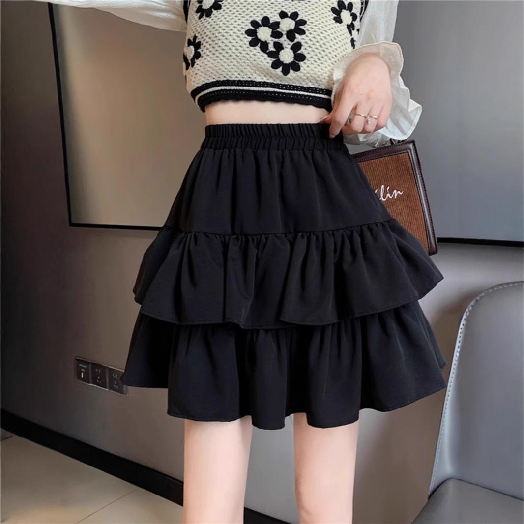 Spring & Autumn 2025 Black Ruffle Midi Skirt - Slimming, Plus Size, High Waist, Fashionable Puff Design 2XL
Spring & Autumn 2025 Black Ruffle Midi Skirt - Slimming, Plus Size, High Waist, Fashionable Puff Design 2XL