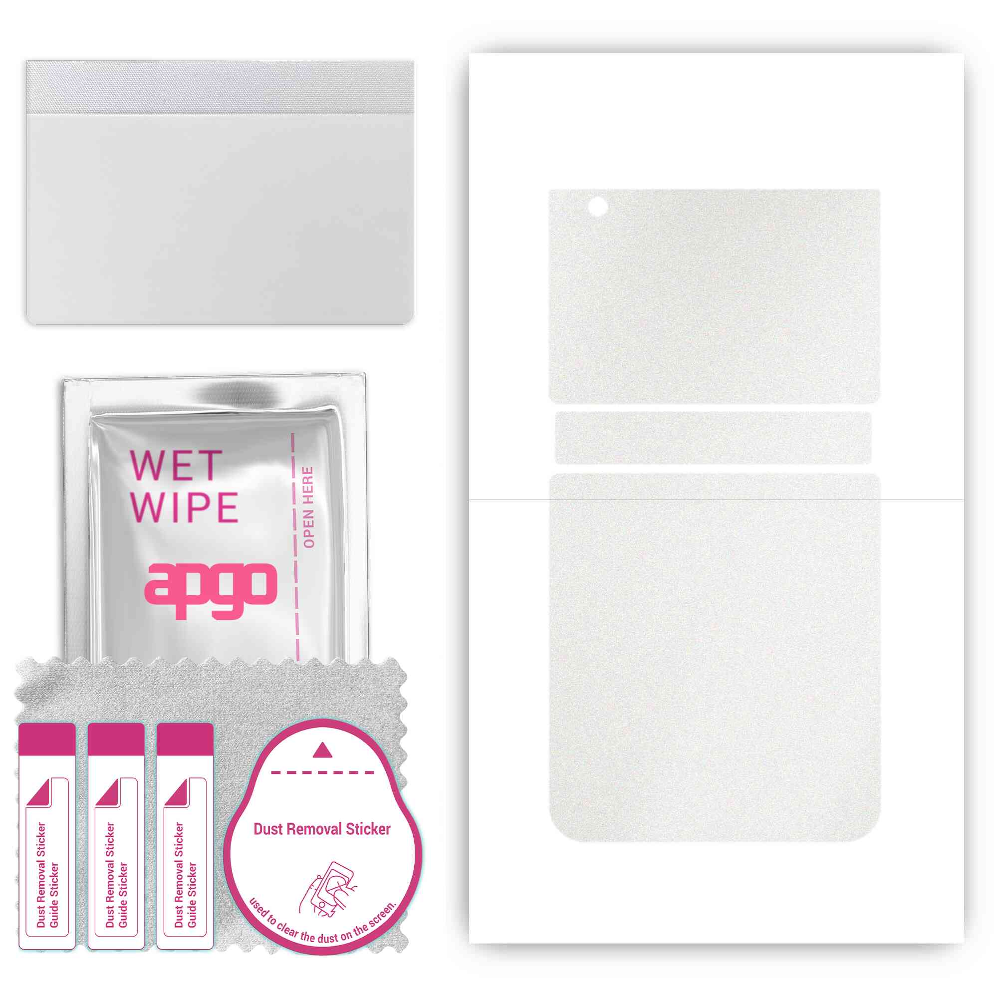 apgo Protective Skin Sticker for the back compatible with Samsung Galaxy Z Flip 3, Wrap Film, Foil, Vinyl - Pattern Matte Transparent
apgo Protective Skin Sticker for the back compatible with Samsung Galaxy Z Flip 3, Wrap Film, Foil, Vinyl - Pattern Matte Transparent