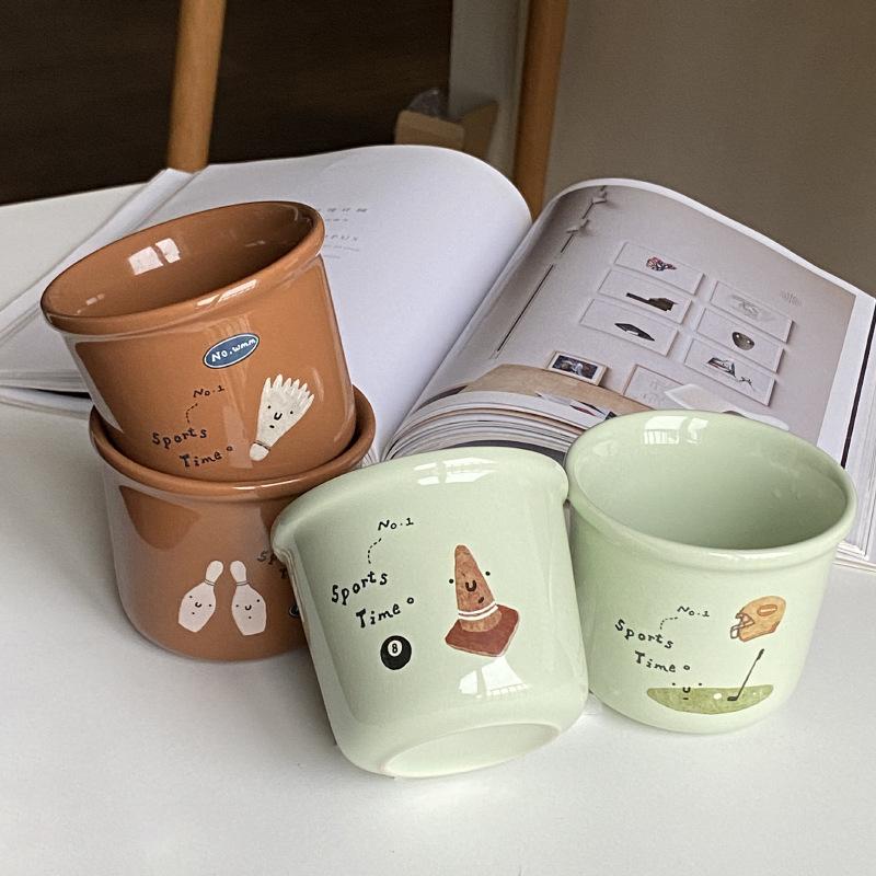 Summer Sports Series, Hand Painted Ceramic Fresh Mint Green Badminton Sports Water Cup Couple 350ml
Summer Sports Series, Hand Painted Ceramic Fresh Mint Green Badminton Sports Water Cup Couple 350ml
