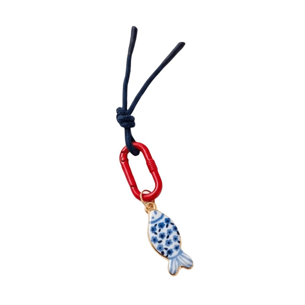 Retro Fish Keychain Sea Series Mobile Phone Pendant Fashion Bag Chain Charms Summer Blue and White Fish
Retro Fish Keychain Sea Series Mobile Phone Pendant Fashion Bag Chain Charms Summer Blue and White Fish