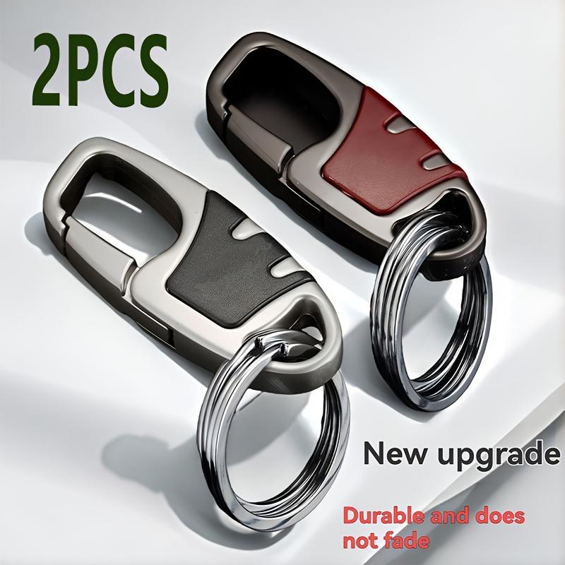 2pcs Luxury Keychains | BUSINESS STYLE, Stainless Steel Dual Loop Rings for Car Keys, Durable and Fade-Resistant чорний коричневого кольору
2pcs Luxury Keychains | BUSINESS STYLE, Stainless Steel Dual Loop Rings for Car Keys, Durable and Fade-Resistant чорний коричневого кольору