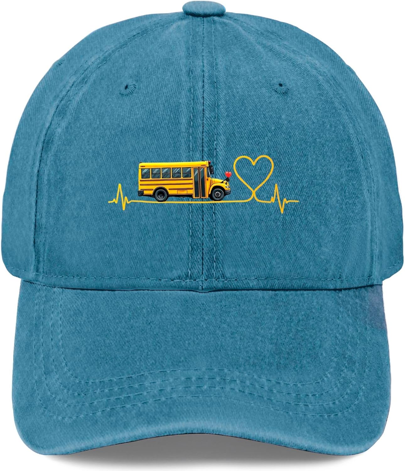 School Bus Driver Heartbeat Heart Baseball Cap Polyester Casual Adjustable Gift Hat for Adults One Size
School Bus Driver Heartbeat Heart Baseball Cap Polyester Casual Adjustable Gift Hat for Adults One Size
