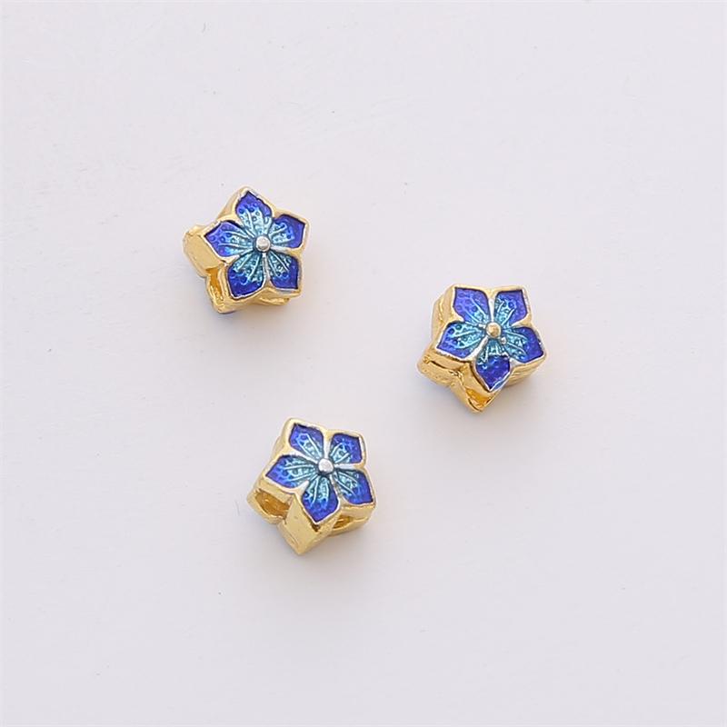 1Pcs Copper Gold Blue Loose Spacer Beads Round Flower Beads Charms for Bracelet Necklace Earring DIY Jewelry Making Craft
1Pcs Copper Gold Blue Loose Spacer Beads Round Flower Beads Charms for Bracelet Necklace Earring DIY Jewelry Making Craft