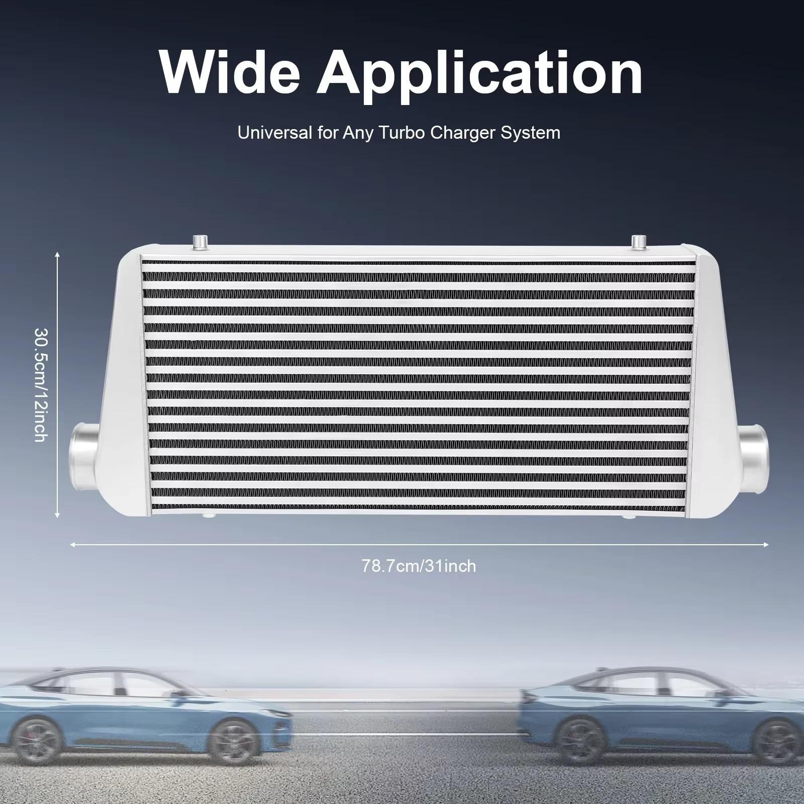 Проміжний охолоджувач, Універсальний комплект проміжного охолоджувача, Алюмінієвий проміжний охолоджувач, Вхід та вихід 3 , 31 x 12 x 4 , Підходить для будь-якої системи з турбонаддувом United States
Проміжний охолоджувач, Універсальний комплект проміжного охолоджувача, Алюмінієвий проміжний охолоджувач, Вхід та вихід 3 , 31 x 12 x 4 , Підходить для будь-якої системи з турбонаддувом United States