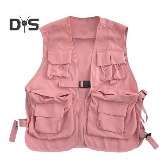 Жилет унисекс в стиле хип-хоп, уличная одежда, индивидуальный однотонный жилет без рукавов со свободной пряжкой и несколькими карманами, женский и мужской жилет-карго M
Жилет унисекс в стиле хип-хоп, уличная одежда, индивидуальный однотонный жилет без рукавов со свободной пряжкой и несколькими карманами, женский и мужской жилет-карго M