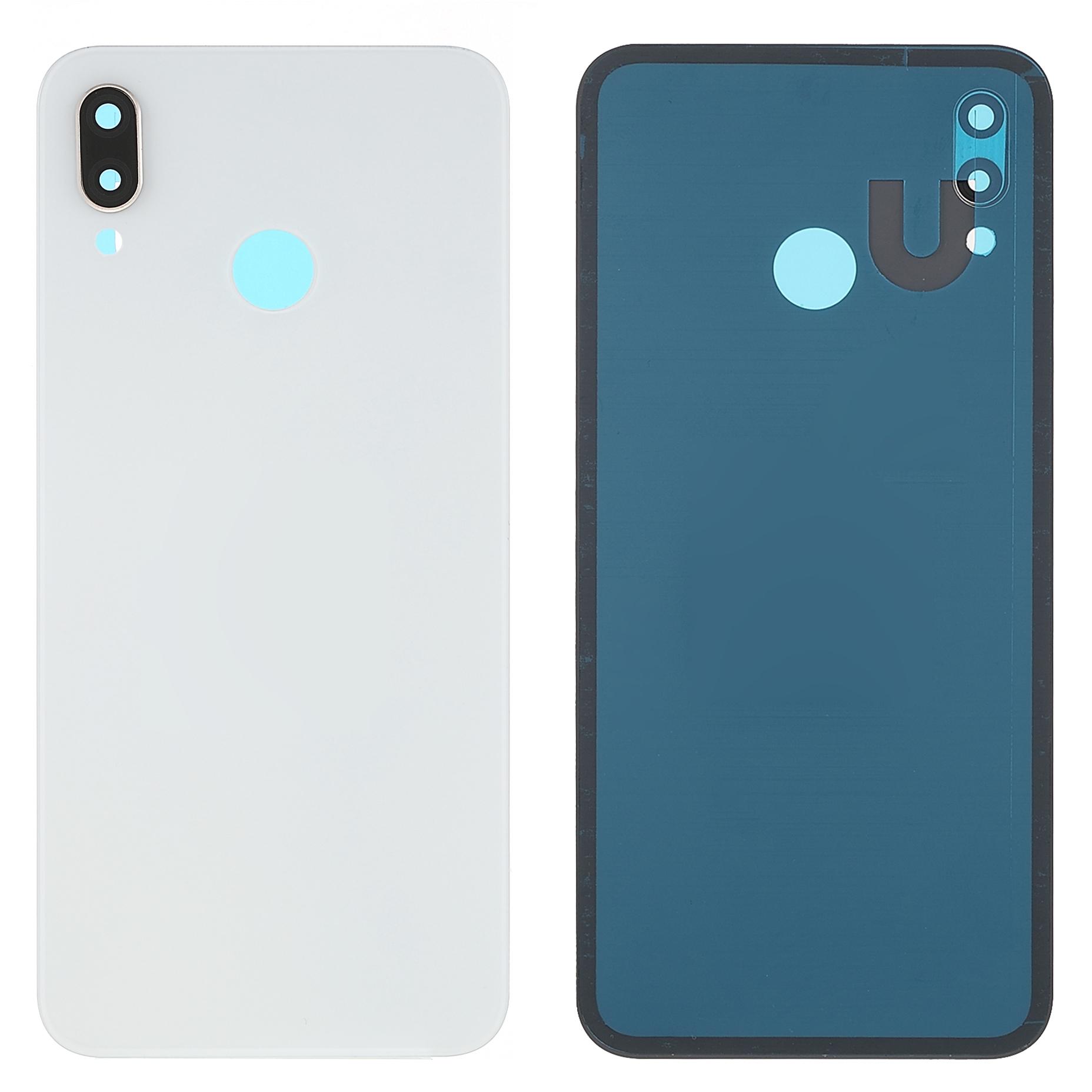 Кришка акумуляторного відсіку Задня кришка з кільцем камери Кришка об єктива камери Заміна (без логотипу) для Huawei P20 Lite (2018 р) White
Кришка акумуляторного відсіку Задня кришка з кільцем камери Кришка об єктива камери Заміна (без логотипу) для Huawei P20 Lite (2018 р) White