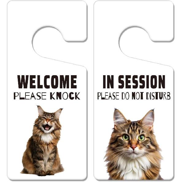 In Session Door Sign for Therapists - 2 Pack Please Do Not Disturb Door Hanger Sign for Therapy Consultation Treatment Double Sided PVC Welcome Cat
In Session Door Sign for Therapists - 2 Pack Please Do Not Disturb Door Hanger Sign for Therapy Consultation Treatment Double Sided PVC Welcome Cat