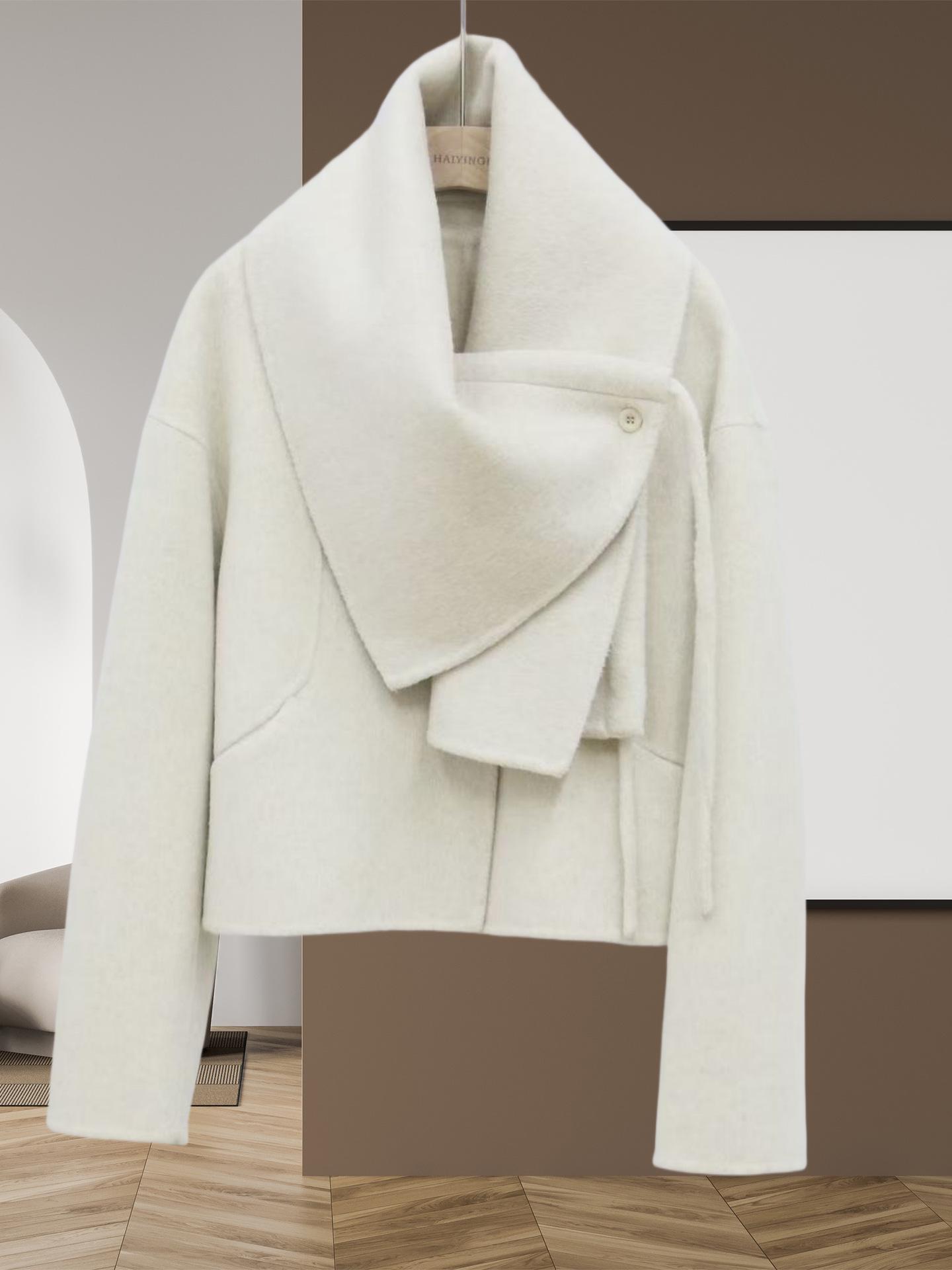 Autumn/Winter Korean Retro Double-Faced Cashmere Coat & Irregular Shawl Scarf Set S (suits 90-120 jin) бежевый/цветочный
Autumn/Winter Korean Retro Double-Faced Cashmere Coat & Irregular Shawl Scarf Set S (suits 90-120 jin) бежевый/цветочный