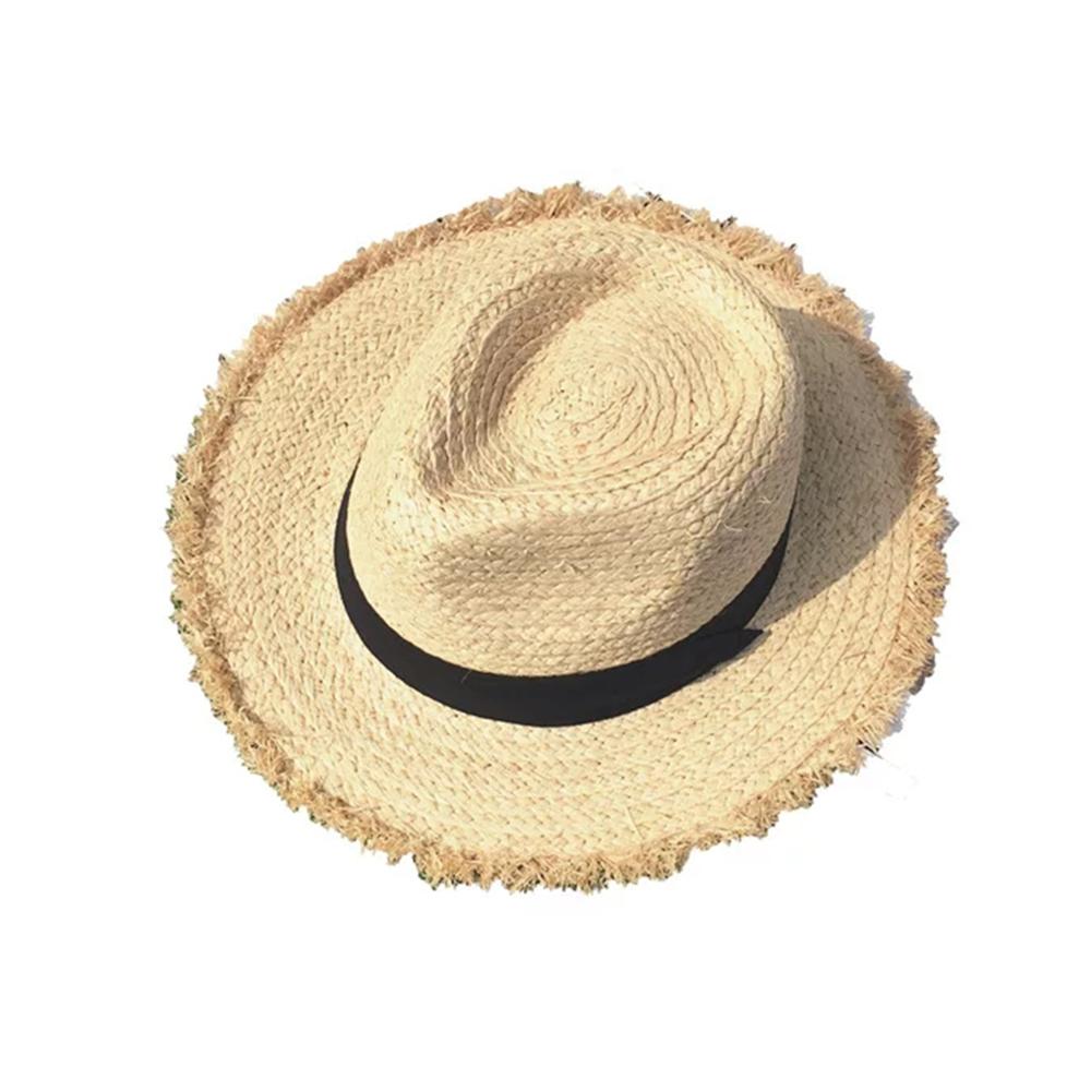 new Wide Brim Raffia Sun Hat for Women Men Mesh Jazz Cap Panama Floppy Hat Summer Straw Hat Brief Blue Girdle Beach Hat 56-58cm
new Wide Brim Raffia Sun Hat for Women Men Mesh Jazz Cap Panama Floppy Hat Summer Straw Hat Brief Blue Girdle Beach Hat 56-58cm
