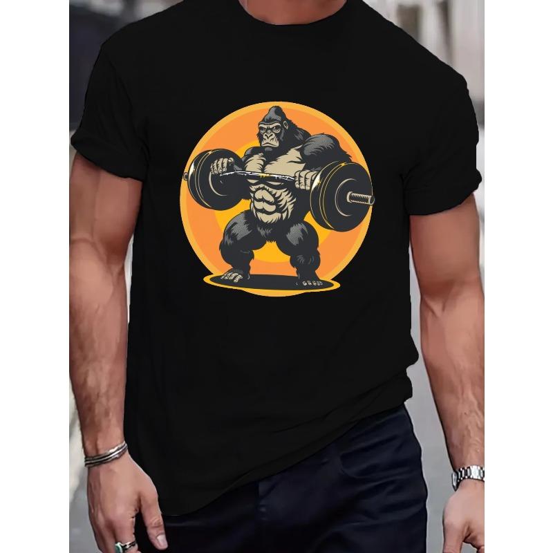 European sizes Plus Size Gorilla Print Men s Short Sleeve T-shirt, Casual Comfortable Crew Neck Summer Top, Men s Clothing XL чорний
European sizes Plus Size Gorilla Print Men s Short Sleeve T-shirt, Casual Comfortable Crew Neck Summer Top, Men s Clothing XL чорний