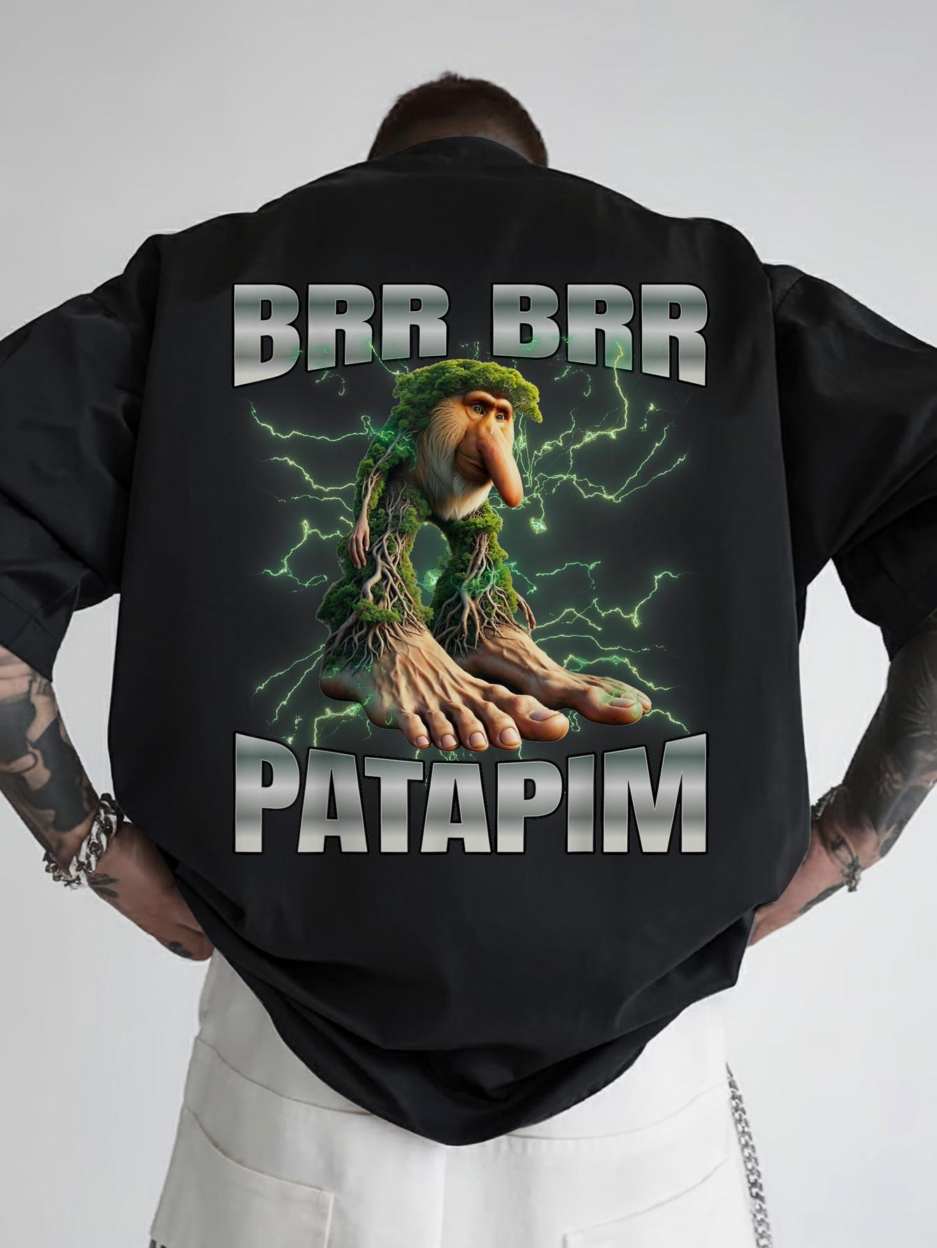 Graphic T-shirt with BRB PATAPUM Design - Casual Summer Tee XL
Graphic T-shirt with BRB PATAPUM Design - Casual Summer Tee XL