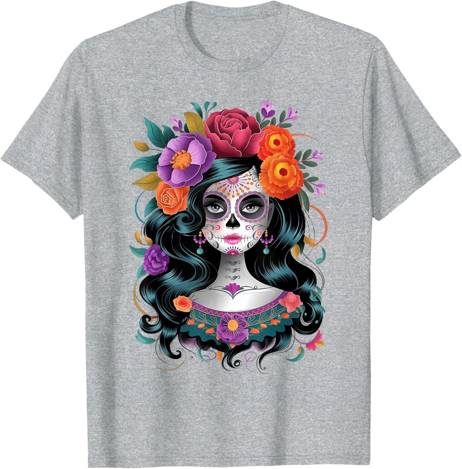 De Los Muertos La Catrina Day Of The Dead Sugar T-Shirt S разноцветный
De Los Muertos La Catrina Day Of The Dead Sugar T-Shirt S разноцветный
