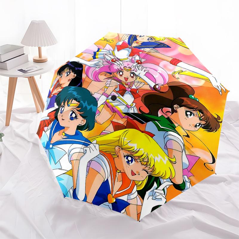 1pc Sailor Moon Umbrella Automatic Opening Closing, Portable 3-Fold Design, 8-Bone Iron Frame, Outdoor Umbrella, Ideal Gift for Fans, Travelers, Daily
1pc Sailor Moon Umbrella Automatic Opening Closing, Portable 3-Fold Design, 8-Bone Iron Frame, Outdoor Umbrella, Ideal Gift for Fans, Travelers, Daily