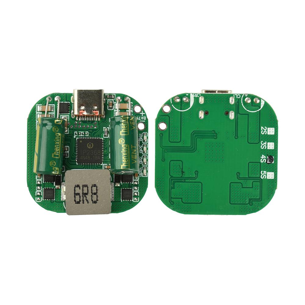 IP2368 2-5S 100W Bidirectional Charge Discharge Module Type-C PD3.0 Buck Boost Fast Charging Board Support LiFePO4 Battery
IP2368 2-5S 100W Bidirectional Charge Discharge Module Type-C PD3.0 Buck Boost Fast Charging Board Support LiFePO4 Battery