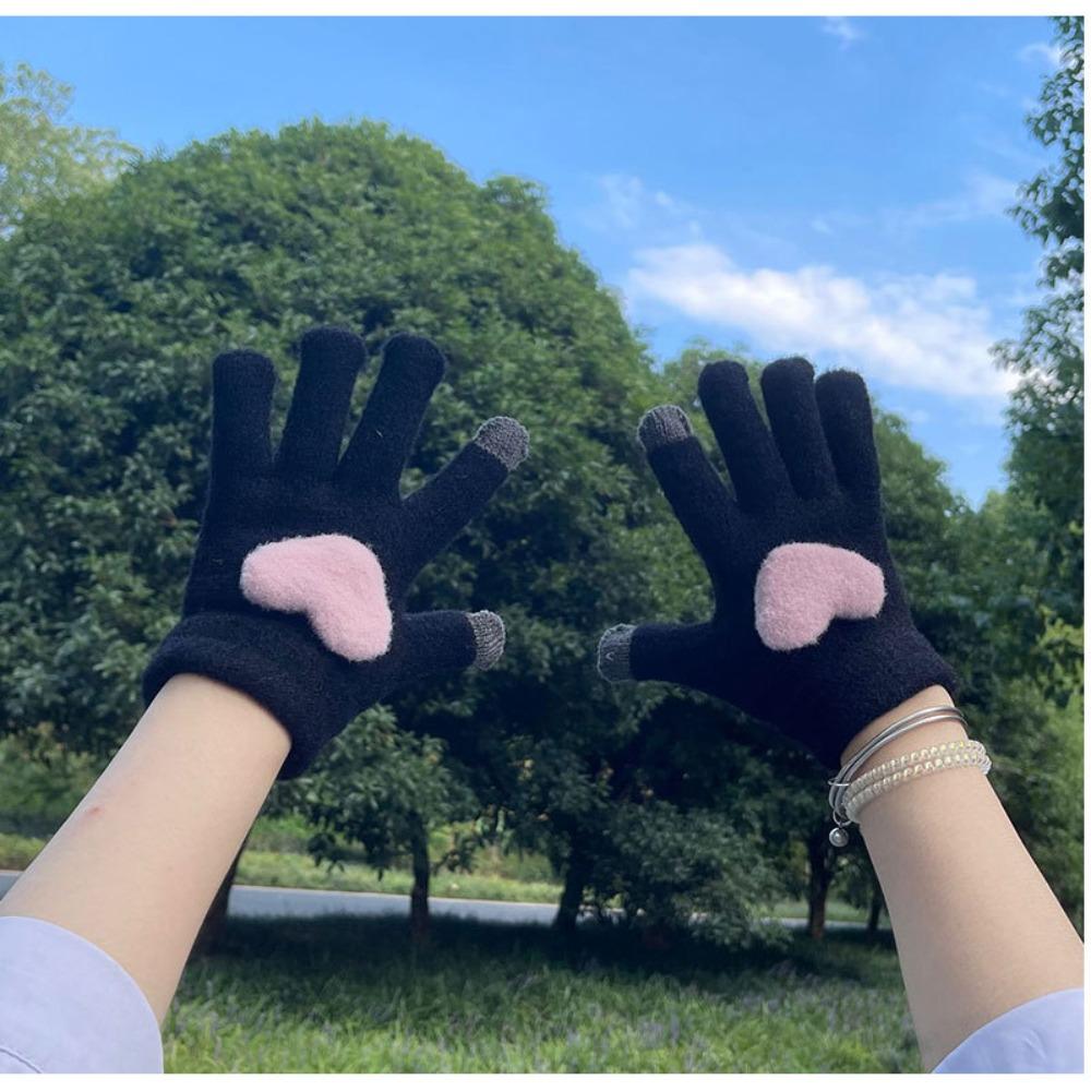 Solid Color Riding Split Finger Gloves Plush Thick Warm Gloves New Winter Mittens
Solid Color Riding Split Finger Gloves Plush Thick Warm Gloves New Winter Mittens