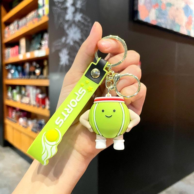 Creative Football Keychain, Three-dimensional Sports Pendant, Basketball Car Bag Key Hanger, Keychain with Cartoon Design Tennis
Creative Football Keychain, Three-dimensional Sports Pendant, Basketball Car Bag Key Hanger, Keychain with Cartoon Design Tennis