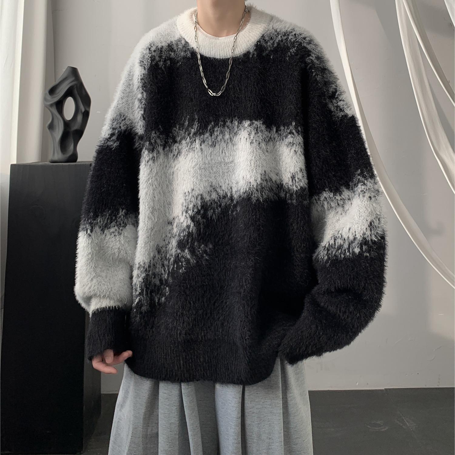 Men s Retro Color Block Plush Hoodie - Winter Warm, Loose Knit Sweater 3XL
Men s Retro Color Block Plush Hoodie - Winter Warm, Loose Knit Sweater 3XL