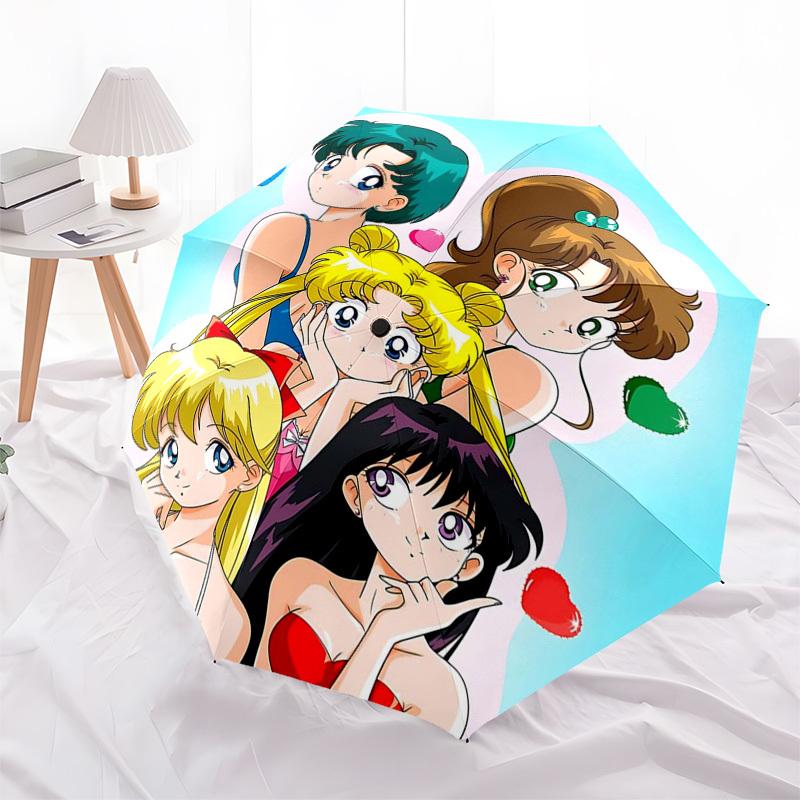 1pc Sailor Moon Inspired Umbrella Auto Open Close, Portable 3-Fold Design, 8-Bone Iron Frame, Outdoor, Perfect Gift for Fans, Travelers, Daily Use.M05
1pc Sailor Moon Inspired Umbrella Auto Open Close, Portable 3-Fold Design, 8-Bone Iron Frame, Outdoor, Perfect Gift for Fans, Travelers, Daily Use.M05