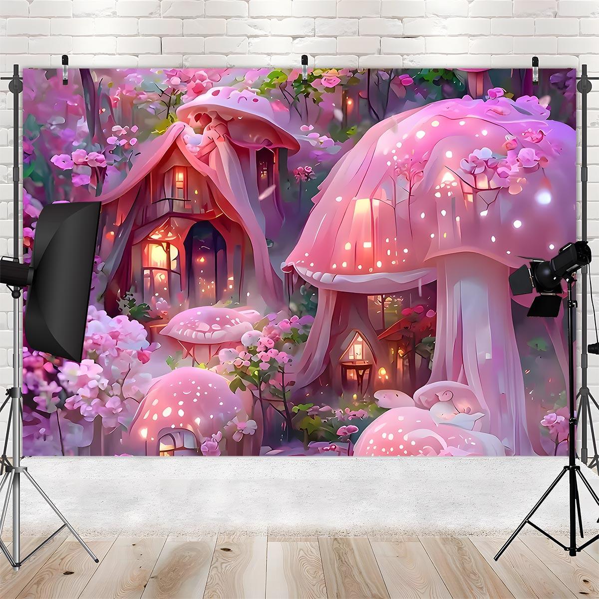 BEPAN Fantasy fairy tale forest fairy mushroom house background girl birthday party decoration roomposter bedsidesofa background props Vinyl--W120xH80cm
BEPAN Fantasy fairy tale forest fairy mushroom house background girl birthday party decoration roomposter bedsidesofa background props Vinyl--W120xH80cm