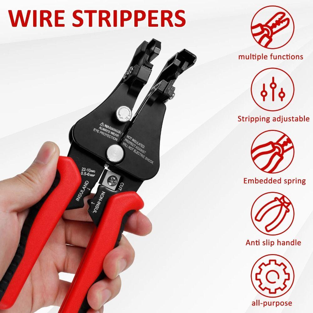 Crimping Wire Stripper Pliers Cut Line Cable Stripping Wire Pliers Crimper Pliers Hand Tools Wire Stripper
Crimping Wire Stripper Pliers Cut Line Cable Stripping Wire Pliers Crimper Pliers Hand Tools Wire Stripper