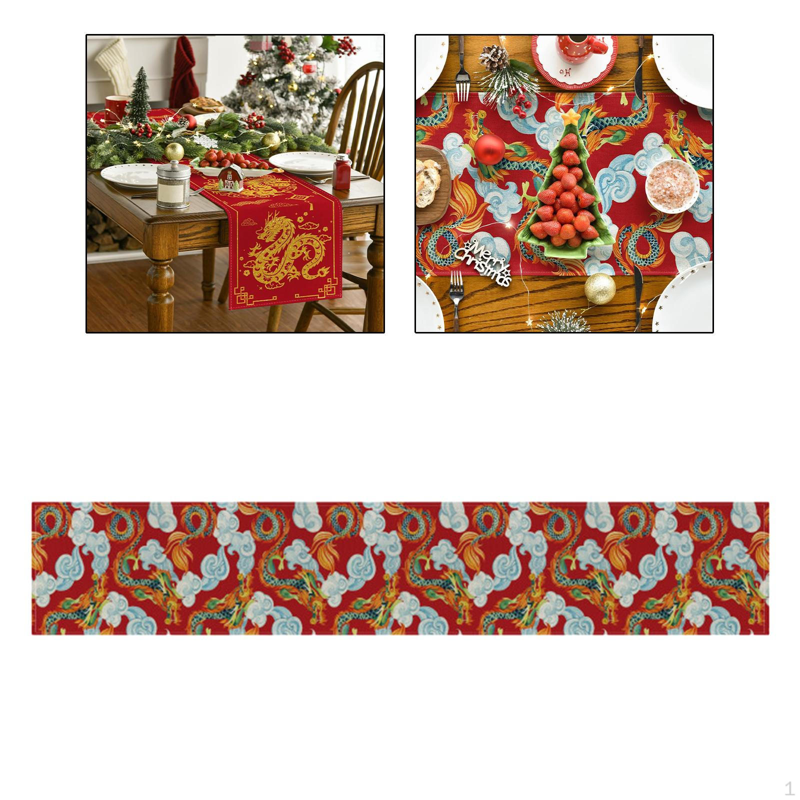 Дорожка для стола в честь китайского года для праздничной атмосферы Green Dragon
Дорожка для стола в честь китайского года для праздничной атмосферы Green Dragon