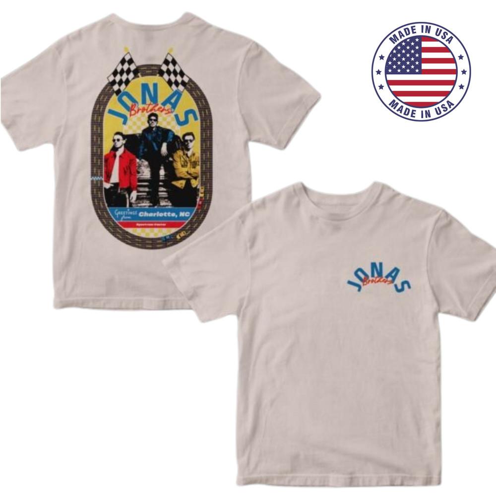 Jonas Brothers Charlotte North Carolina 2025 Event TShirt Unisex All Sizes Unisex T-Shirt S
Jonas Brothers Charlotte North Carolina 2025 Event TShirt Unisex All Sizes Unisex T-Shirt S