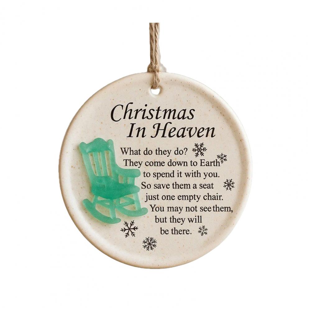Christmas Ornament Festive Decor Christmas Heaven Ornament Empty Chair Keepsake Grieving Loved Ones Christmas Tree for Grandma
Christmas Ornament Festive Decor Christmas Heaven Ornament Empty Chair Keepsake Grieving Loved Ones Christmas Tree for Grandma