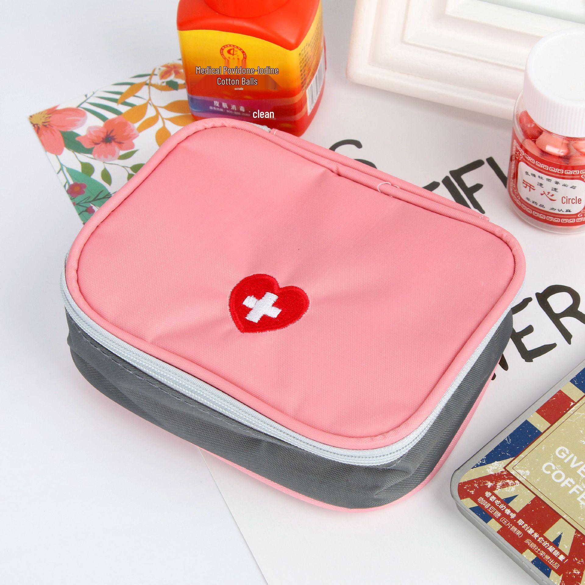 Portable Cute Heart-Shaped First Aid Kit and Medicine Storage Bag розовый
Portable Cute Heart-Shaped First Aid Kit and Medicine Storage Bag розовый