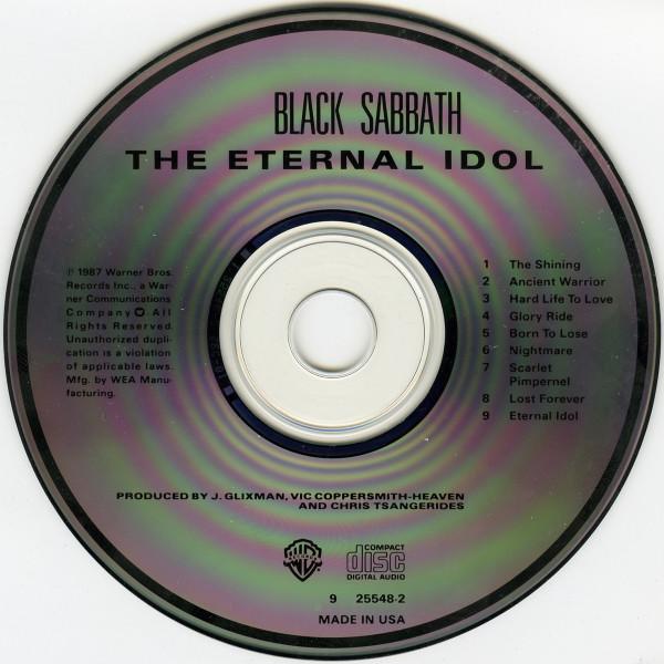 CD BLACK SABBATH - The Eternal Idol 9255482 Warner Bros. Re 1987 Japan Rock Used
CD BLACK SABBATH - The Eternal Idol 9255482 Warner Bros. Re 1987 Japan Rock Used