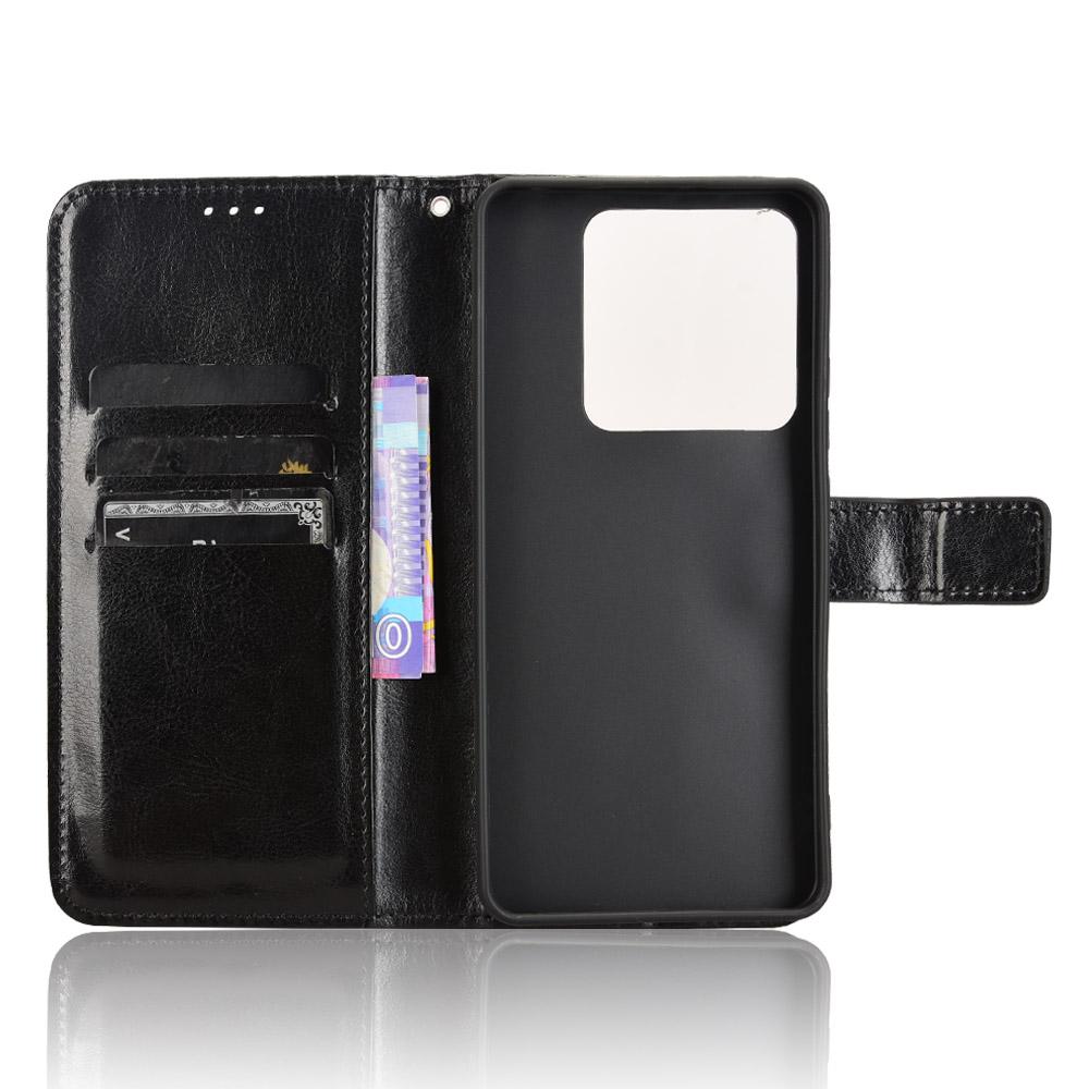 For Xiaomi Poco M7 Pro 5G Case Crazy Horse Texture PU Leather Phone Wallet Cover Black
For Xiaomi Poco M7 Pro 5G Case Crazy Horse Texture PU Leather Phone Wallet Cover Black
