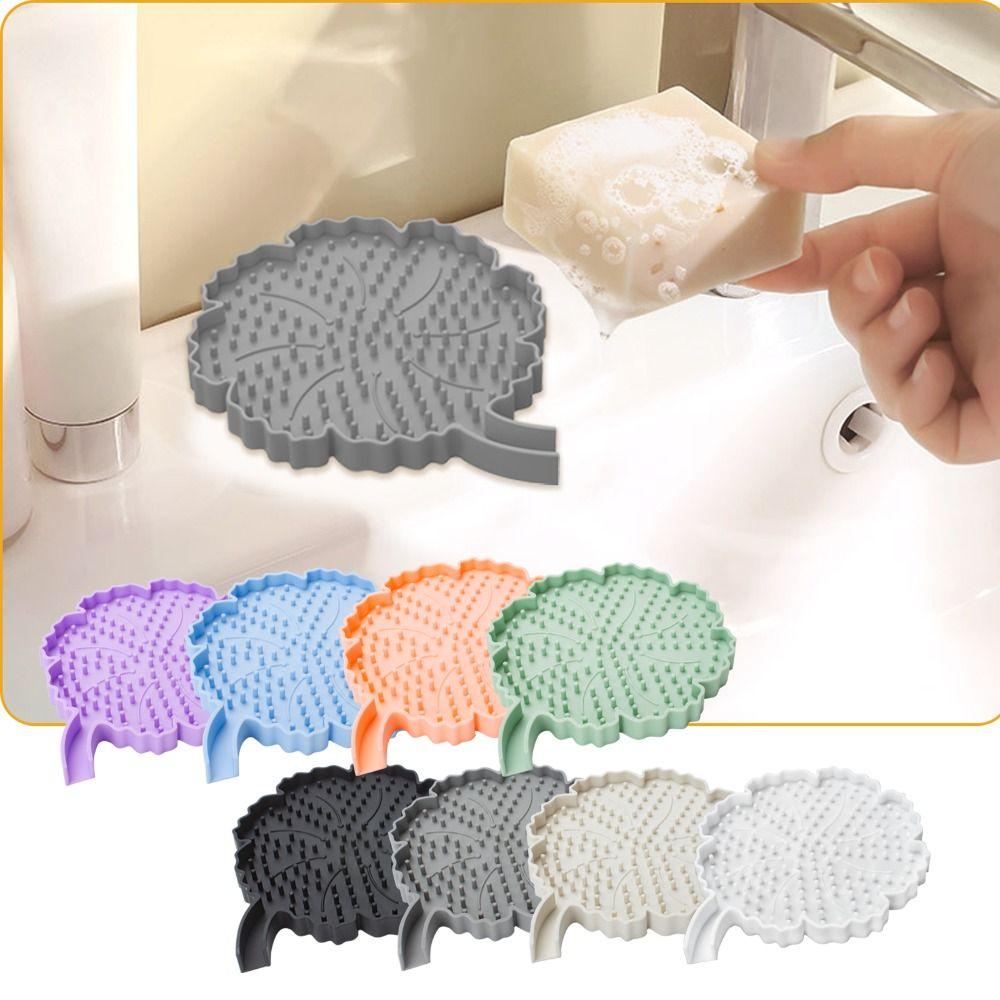 Silicone Bathroom Soap Dish Self-draining Soap Tray Creative Soap Box Bathroom Accessories бежевий
Silicone Bathroom Soap Dish Self-draining Soap Tray Creative Soap Box Bathroom Accessories бежевий